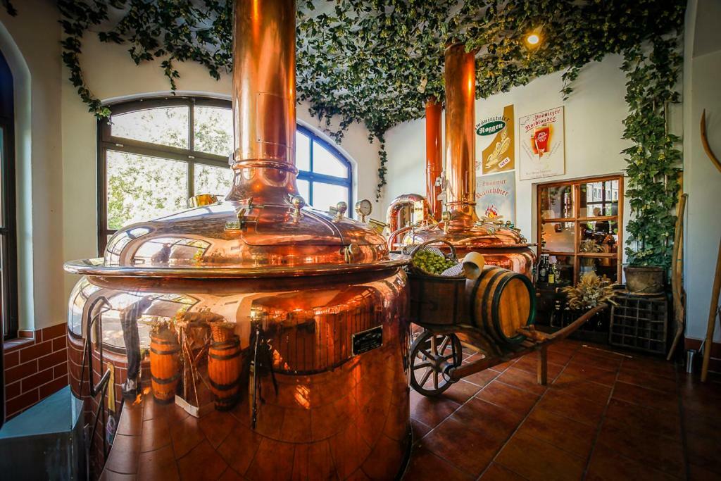 Brauerei Zwoenitz Hotel Bagian luar foto