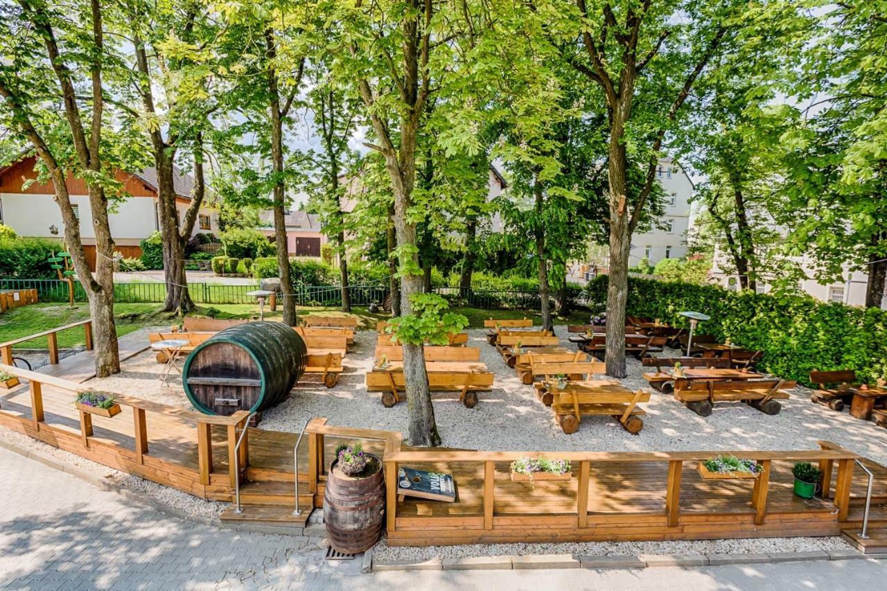 Brauerei Zwoenitz Hotel Bagian luar foto